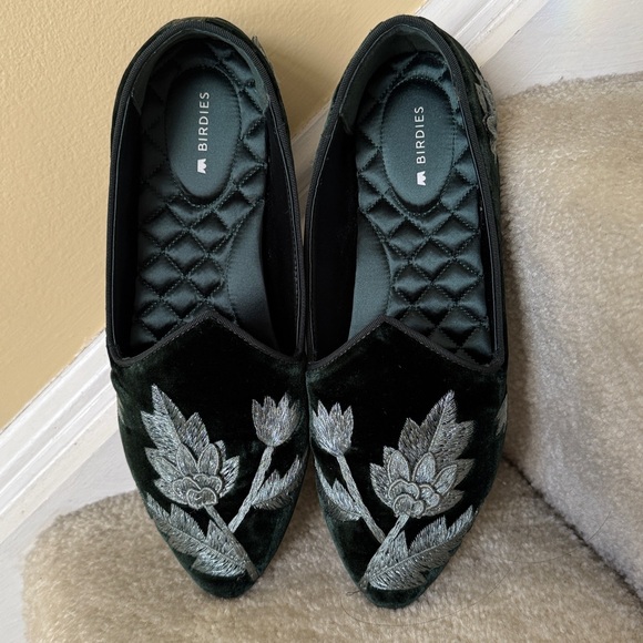 Beautiful Birdies donqun embroidered flat/ loafer - Picture 2 of 5